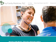 Tablet Screenshot of ivyfamilymedicine.com